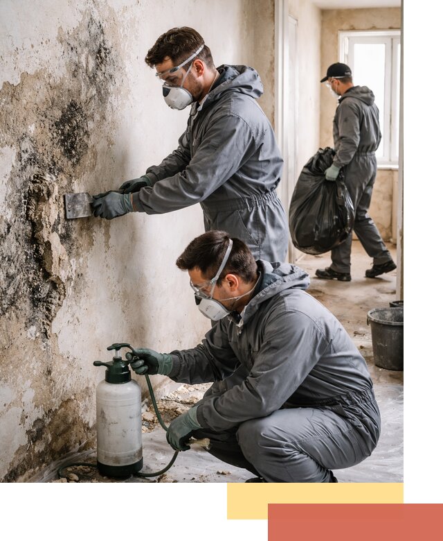 Удаление плесени со стен профессионально в Холмске