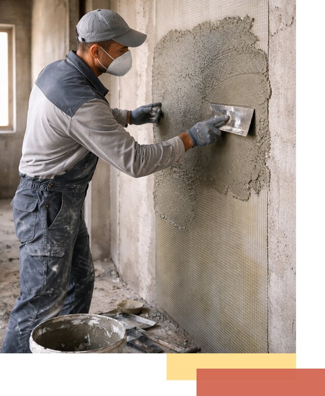 Штукатурка стен по сетке в Холмске под ключ качественно и быстро