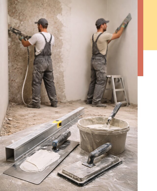 Штукатурка стен под обои в Холмске от 4622 руб./м2 — выравнивание под обои | ОТДЕЛОЧНИК-Хлм