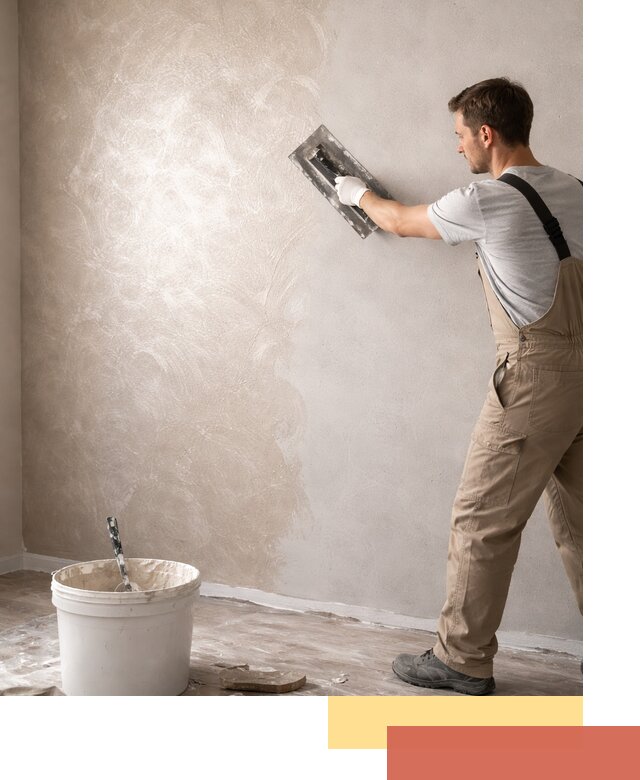 Декоративная штукатурка «Мокрый шелк» под ключ в Холмске