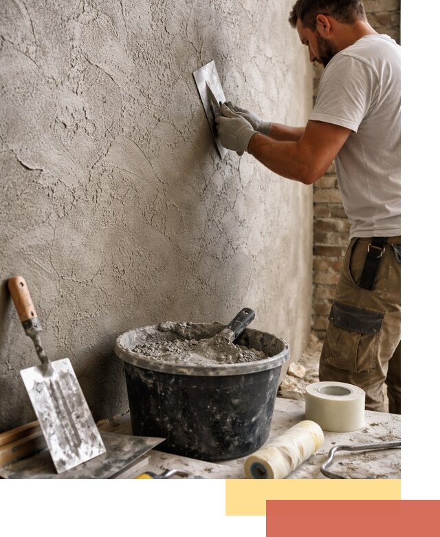 Декоративная штукатурка лофт в Холмске — отделка стен и потолков