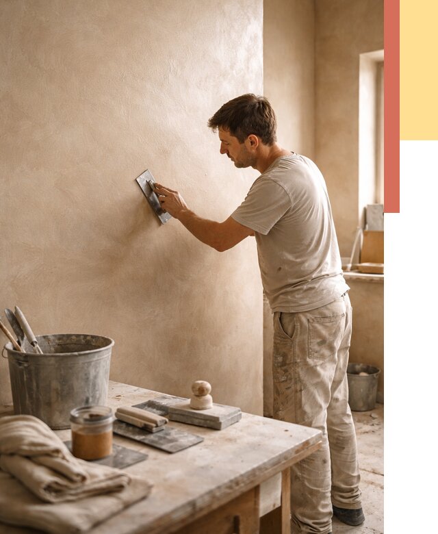 Марокканская штукатурка таделакт в Холмске под ключ от 4314 руб. | ОТДЕЛОЧНИК-Хлм