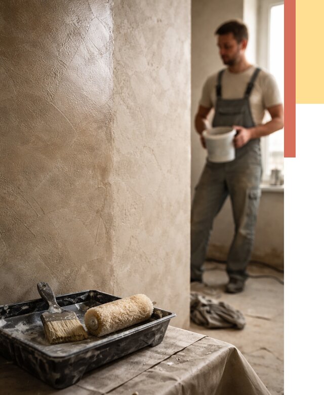 Нанесение воска на штукатурку в Холмске от 3595 руб. | Услуги ОТДЕЛОЧНИК-Хлм