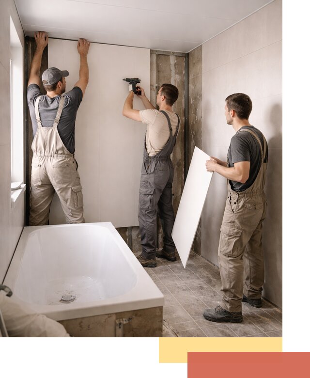 Отделка ванной панели ПВХ профессионально в Холмске