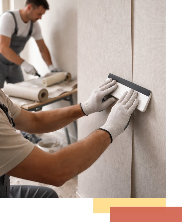 Поклейка обоев под покраску в Холмске профессионально и быстро