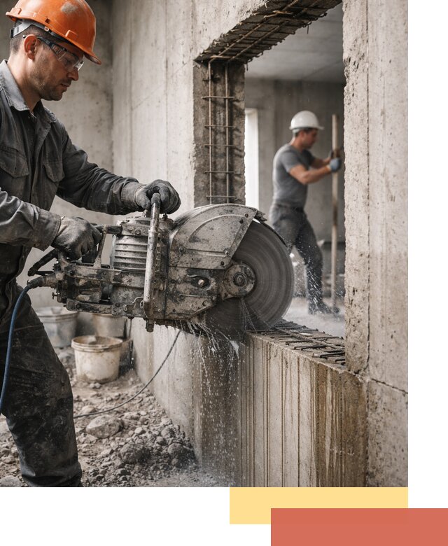 Алмазная резка проемов в Холмске быстро и точно