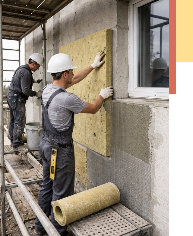 Утепление стен в Холмске от 4417 руб. под ключ — быстро и недорого | ОТДЕЛОЧНИК-Хлм