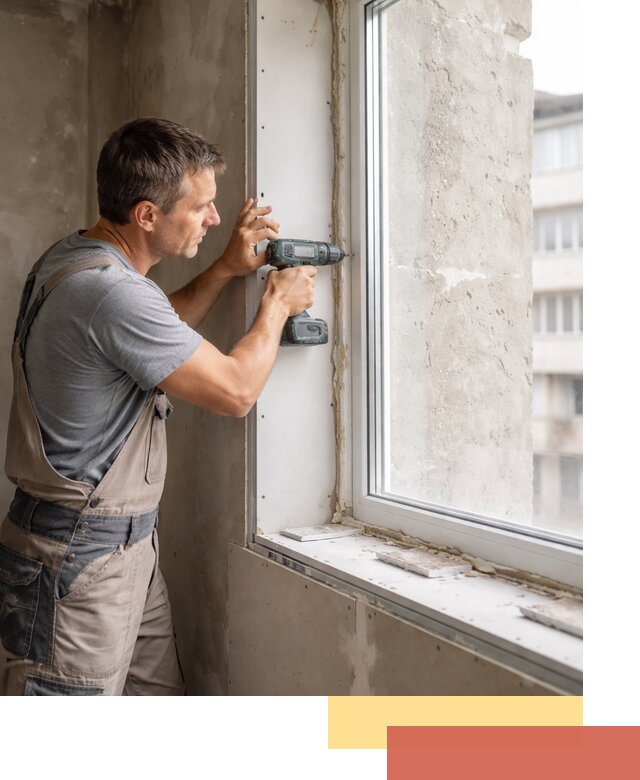 Монтаж гипсокартонных откосов в Холмске под ключ