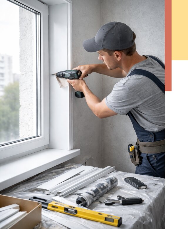 Установка пластиковых откосов в Холмске от 2311 руб. | ОТДЕЛОЧНИК-Хлм монтаж, быстро и недорого