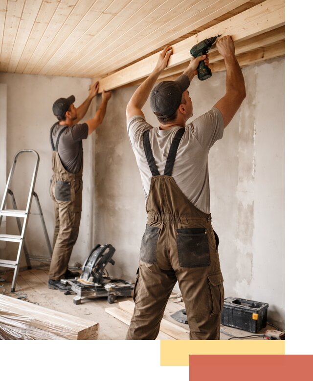 Монтаж потолка из вагонки в Холмске профессионально и аккуратно