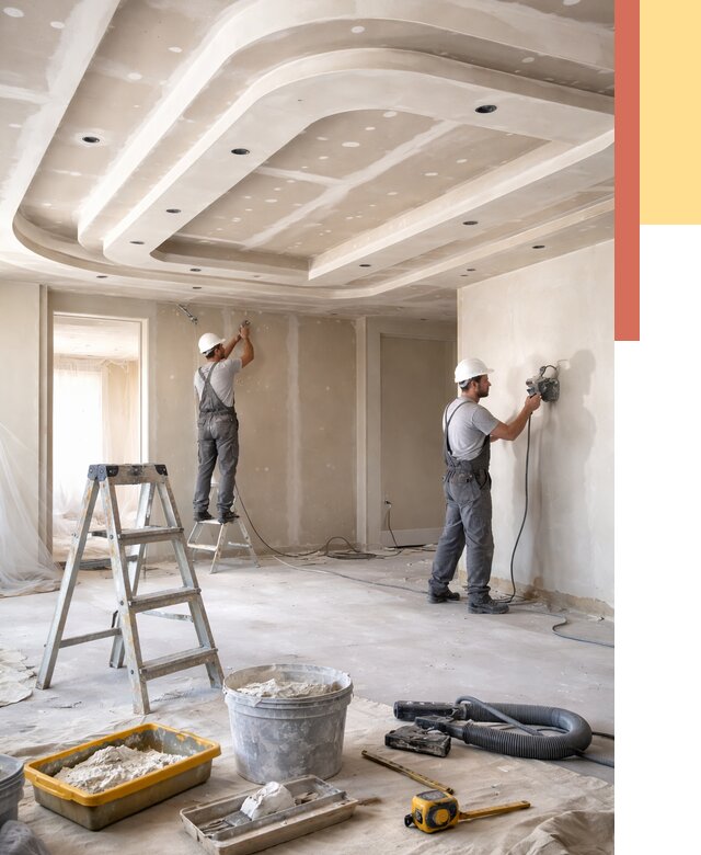 Многоуровневый потолок из гипсокартона в Холмске от 770 руб. под ключ | ОТДЕЛОЧНИК-Хлм