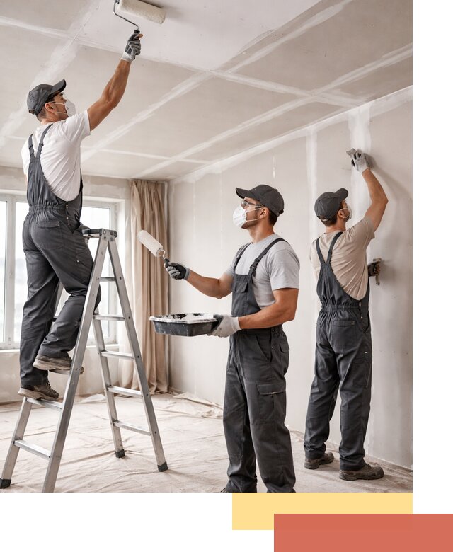 Покраска потолка из гипсокартона в Холмске качественно и недорого