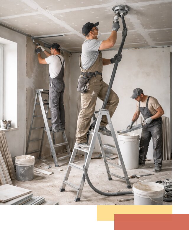 Ремонт потолка из гипсокартона в Холмске: быстрый и качественный монтаж