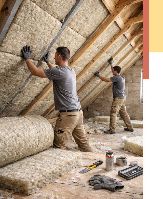 Утепление потолка минватой в Холмске от 1489 руб. — быстро и недорого | ОТДЕЛОЧНИК-Хлм