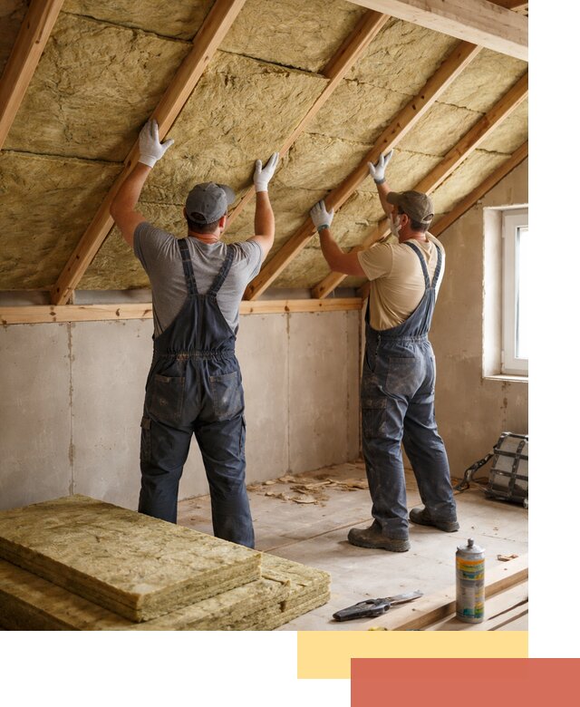 Утепление потолка минеральной ватой в Холмске